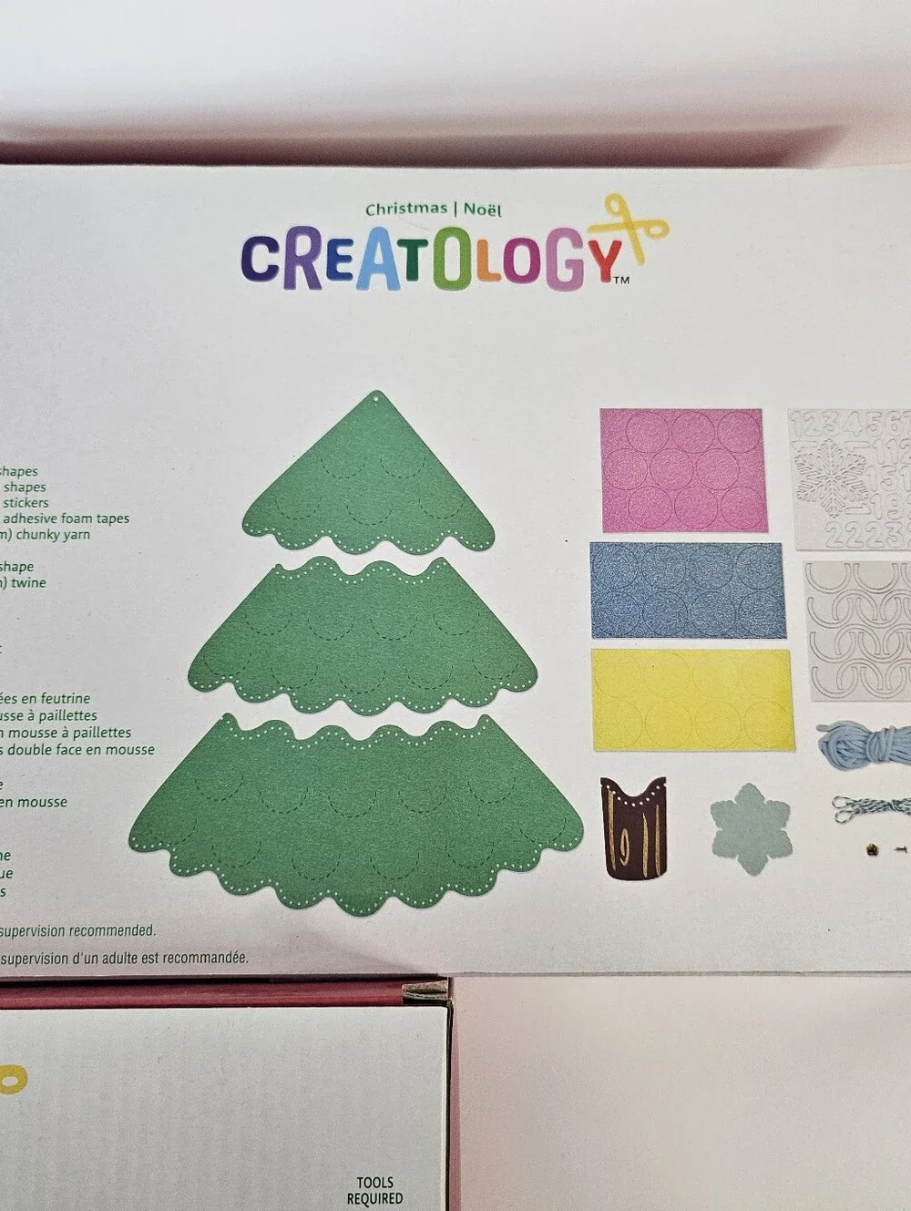 NEW Christmas Holiday Kids Crafts Felt Tree Gingerbread Houses